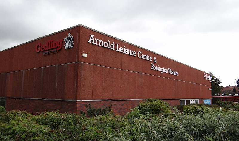 Arnold Leisure Centre and Bonnington Theatre. Arnold. Nottingham. Aug 2015