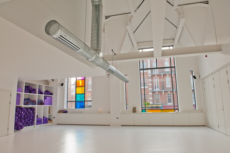 One of triyoga Chelsea's spacious yoga studios