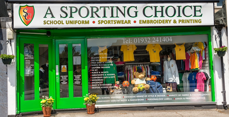 a SPOrting CHoice Front of Shop